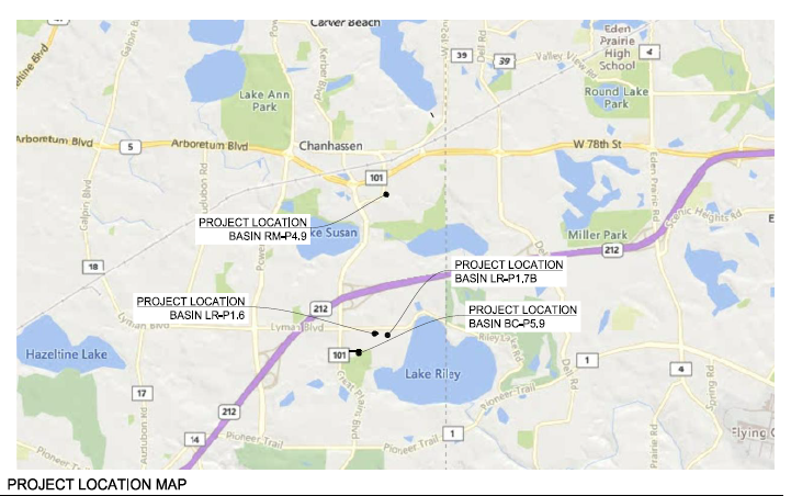 Pond Project Map Image