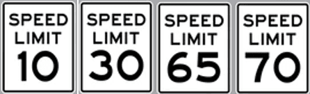 Speed Limit Signs